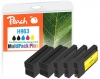 Peach Spar Pack Plus | SecuReuse | Tintenpatronen kompatibel zu  HP No. 963, 6ZC70AE